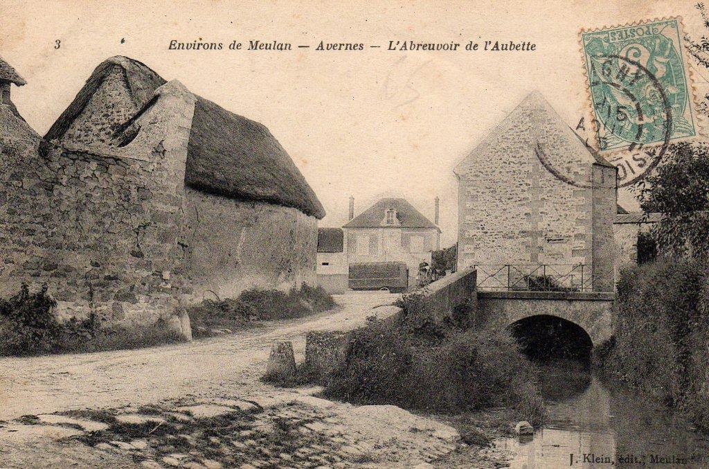 Avernes, le pont sur l'Aubette 1
