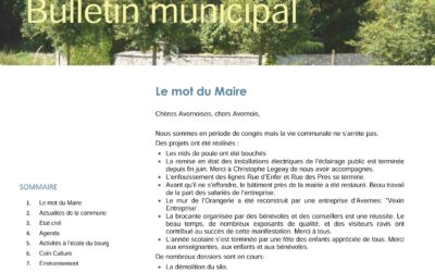 Bulletin municipal – Juillet 2015