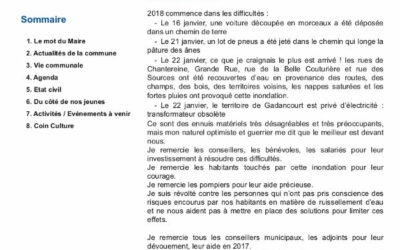 Bulletin municipal – Février 2018
