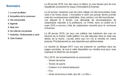 Bulletin municipal – Mai 2018