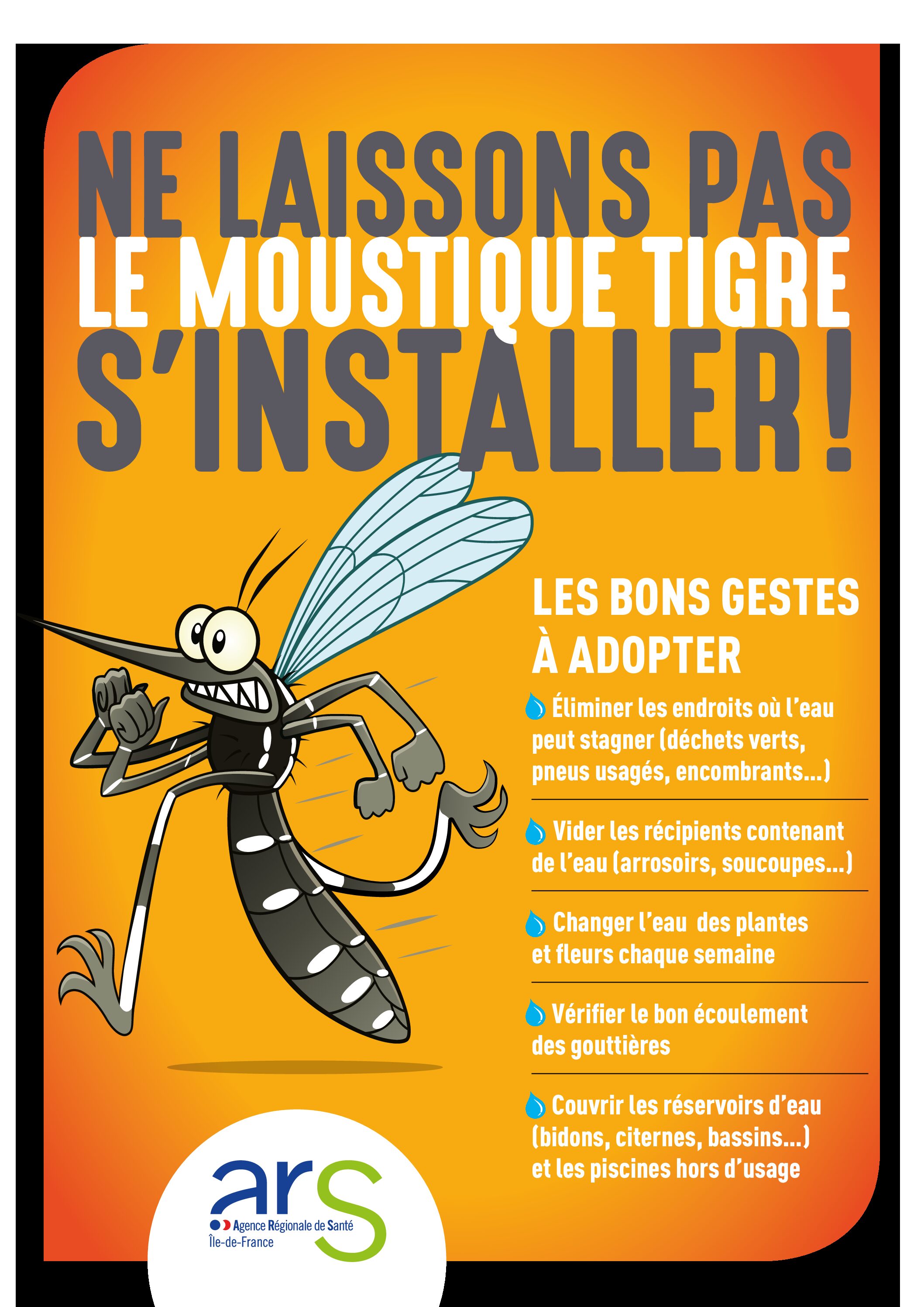 Surveillance du moustique tigre en Ile de France