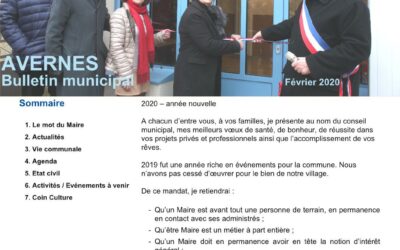 Bulletin municipal – Février 2020