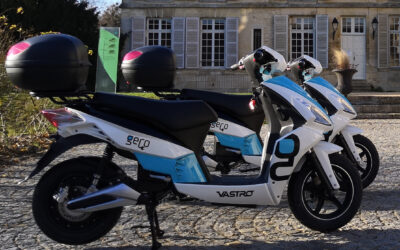 Des scooters à disposition à la Maison du Parc