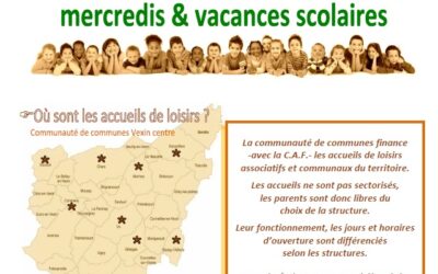 Accueil de loisirs Intercommunaux – de 3 à 13 ans – mercredis & vacances scolaires
